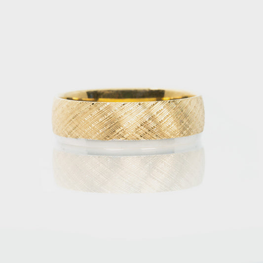 9 carat 2 tone gents wedder